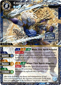 Conquête Myo-oh Nirvana (Jeu de cartes de champion Vol. 3) (ST06-001) [Promotions de lancement et d'événement] 