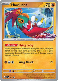 Hawlucha (Prerelease) [Staff] (7) - SV Scarlet & Violet Promo Cards Holofoil