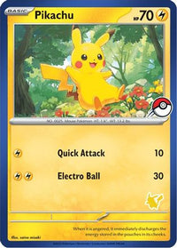 Pikachu (Blue Border) ) - My First Battle