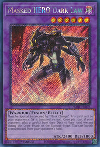 Masked HERO Dark Law [RA01-EN025] Platinum Secret Rare
