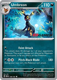 Umbreon (130/197) (Exclusivité EBGames) [Scarlet &amp; Violet: Obsidian Flames] 