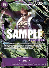 X.Drake (Pack des meilleurs joueurs CS 2023) [Finaliste] [Cartes promotionnelles One Piece]
