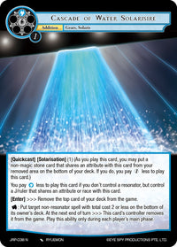 Cascade d'eau Solarisire (JRP-038 N) [Jugement de la planète voyou] 