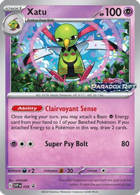 Xatu (Prerelease) (59) - SV Scarlet & Violet Promo Cards Holofoil