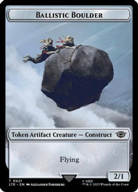 Ballistic Boulder // Food (0023) Double-Sided Token (Surge Foil) (LTR-21 // 23) - The Lord of the Rings: Tales of Middle-earth Foil