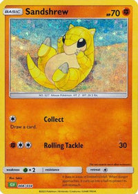 Sandshrew (8) - Trading Card Game Classic Holofoil