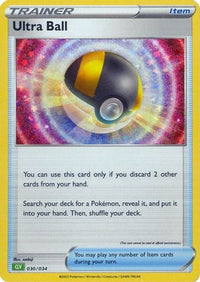 Ultra Ball (CLV) (30/034) - Trading Card Game Classic Holofoil