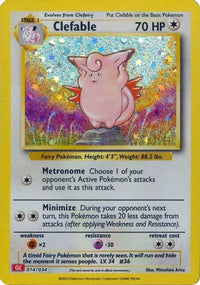 Clefable (14) - Trading Card Game Classic Holofoil