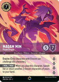 Madame Mim - Purple Dragon (Art alternatif) (208/204) [Rise of the Floodborn] 