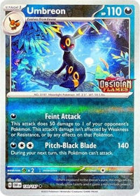 Umbreon (130/197) (Flammes d'obsidienne estampillées) [Écarlate et Violet : Flammes d'obsidienne] 