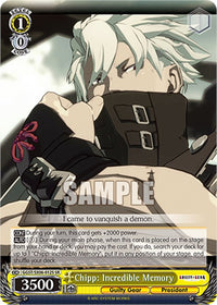 Chipp : Mémoire incroyable (GGST/SX06-012S SR) [Guilty Gear -Strive-] 
