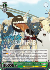 Lucifero : Familier de Ramlethal (GGST/SX06-038S SR) [Guilty Gear -Strive-] 