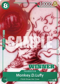 Monkey.D.Luffy (Starter Deck 11 : Uta Deck Battle) [Gagnant] [Cartes promotionnelles One Piece] 