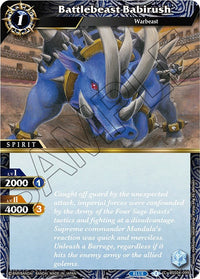 Battlebeast Babirush (BSS04-099) [Sauveur du Chaos] 