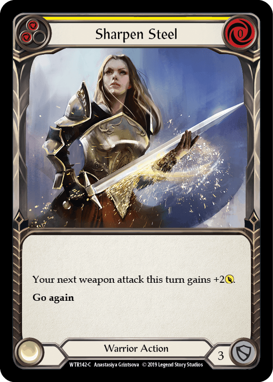 Sharpen Steel (Yellow) [WTR142-C] (Welcome to Rathe) Alpha Print Normal - POKÉ JEUX