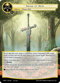 Épée de l'espoir (MP01-103 SR) [Chef-d'œuvre "Pilgrim-Memories"] 