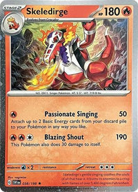 Skeledirge (038/198) (Cosmos Holo) [Cartes diverses] 