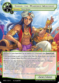 Sinbad, le marchand Windrider (MP01-127 N) [Chef-d'œuvre "Pilgrim-Memories"] 