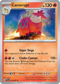 Camerupt (12) - SV Paldean Fates