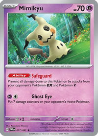 Mimikyu (37/091)  - SV Paldean Fates Holofoil