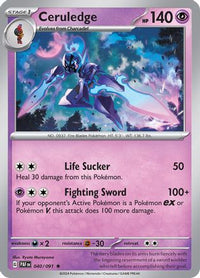 Ceruledge (40/091)  - SV Paldean Fates Holofoil