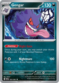 Gengar (57/091) - SV Paldean Fates