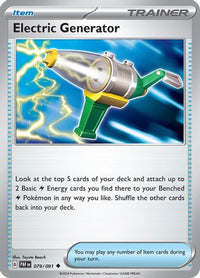Electric Generator (79) - SV Paldean Fates