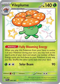 Vileplume (94/091) - SV Paldean Fates Holofoil