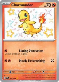 Charmander (109/091) - SV Paldean Fates Holofoil