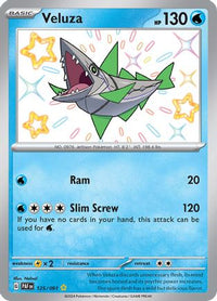 Veluza (125/091)  - SV Paldean Fates Holofoil