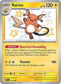 Raichu (132/091) - SV Paldean Fates Holofoil