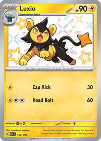 Luxio (136/091) - SV Paldean Fates Holofoil