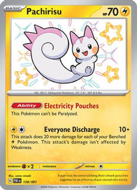 Pachirisu (138/091) - SV Paldean Fates Holofoil
