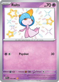 Ralts (153/091) - SV Paldean Fates Holofoil