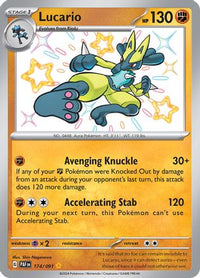 Lucario (174) - SV Paldean Fates Holofoil