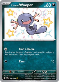 Paldean Wooper (180/091)  - SV Paldean Fates Holofoil