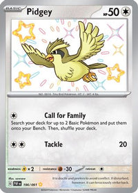Pidgey (196/091) - SV Paldean Fates Holofoil