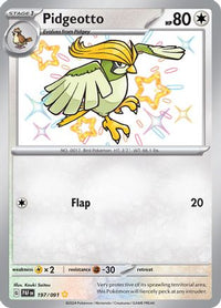Pidgeotto (197/091) - SV Paldean Fates Holofoil