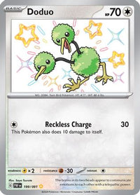 Doduo (199/091) - SV Paldean Fates Holofoil