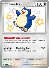 Snorlax (202/091) - SV Paldean Fates Holofoil