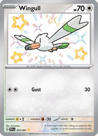 Wingull (203/091) [Écarlate et Violet : Destins Paldéens] 