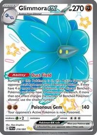 Glimmora ex (218) - SV Paldean Fates Holofoil