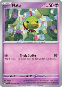 Natu (25/091) - SV Paldean Fates