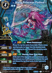 Harp Princess Pollon (SPR) (Signature de l'illustrateur) (BSS04-102) [Sauveur du Chaos] 