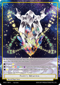 Fairy's Memoria (MP01-138 R) [Chef-d'œuvre "Pilgrim-Memories"] 