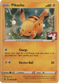 Pikachu (Cosmos Holo) (65/202)  - League & Championship Cards Holofoil