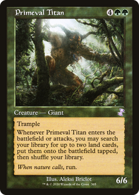 Primeval Titan (Timeshifted) [Time Spiral Remastered]