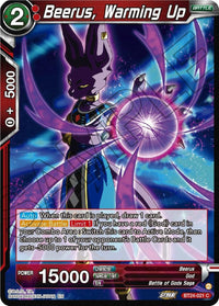 Beerus, Warming Up (BT24-021) [Beyond Generations] - POKÉ JEUX
