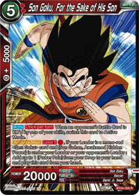 Son Goku, For the Sake of His Son (BT24-008) [Beyond Generations] - POKÉ JEUX