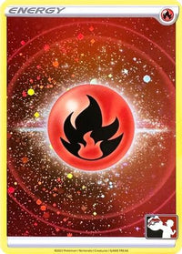 Fire Energy (Prize Pack Series ) (Cosmos Holo) ) - Prize Pack Series Cards Holofoil